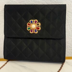 Carla Marchi Vintage‎ Elegant Black Quilted Women's Bag